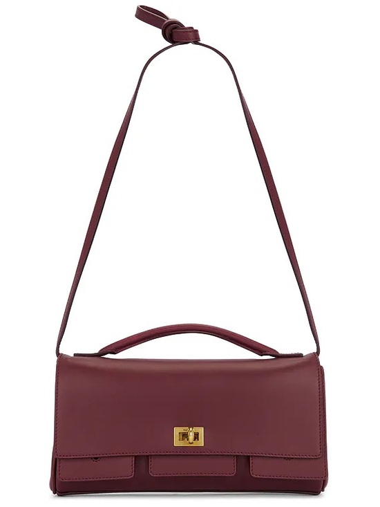 Balenciaga Handbags - Balenciaga Bel Air Strap Clutch Bag in Burgundy
